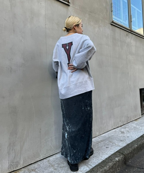 CIAOPANIC（チャオパニック）の「ベロアスリットマーメイドスカート（スカート・レディース・ブラック/ベージュ/ブルー・ONE SIZE）」の16枚目の写真