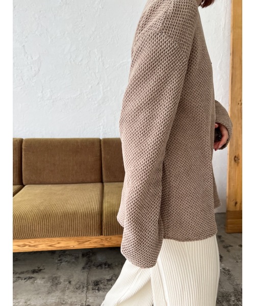 JUMELLE(ジュメロ)の「ダメージニットパンツ(その他パンツ・レディース・ブラウン/ベージュ・FREE)」の10枚目の写真