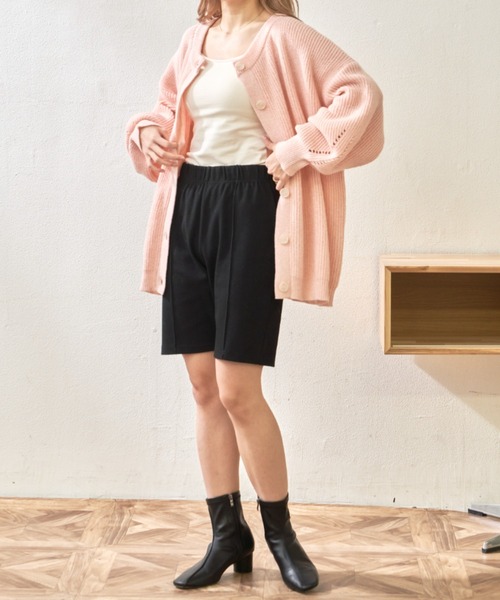 VANNIE U（ヴァニーユー）の「バイカーパンツ（その他パンツ・レディース・ブラック/アイボリー・FREE）」の12枚目の写真