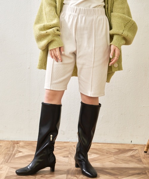 VANNIE U（ヴァニーユー）の「バイカーパンツ（その他パンツ・レディース・ブラック/アイボリー・FREE）」の14枚目の写真