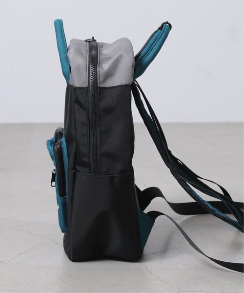 DOUBLE NAME（ダブルネーム）の「配色スクエアリュック（バックパック/リュック・レディース・ブラック/グリーン・FREE）」の19枚目の写真