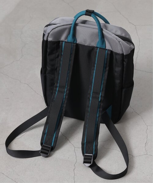 DOUBLE NAME（ダブルネーム）の「配色スクエアリュック（バックパック/リュック・レディース・ブラック/グリーン・FREE）」の20枚目の写真