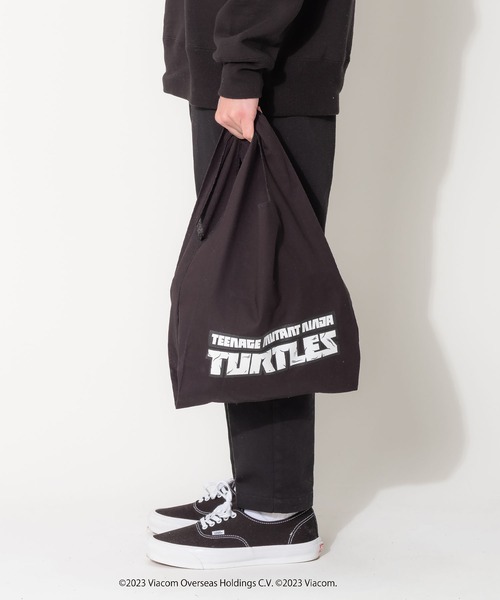 BEDWIN & THE HEARTBREAKERS（ベドウィン アンド ザ ハートブレイカーズ）の「COTTON SHOPPING BAG "TURTLES"（トートバッグ・メンズ・ブラック/ホワイト系その他・FREE）」の10枚目の写真