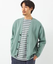 green label relaxing | クリアコットン スウェットライク Vネック カーディガン -ウォッシャブル-(カーディガン/ボレロ)