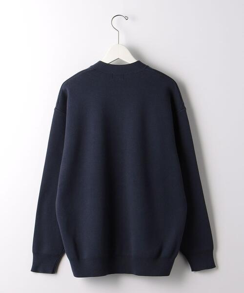 green label relaxing（グリーンレーベルリラクシング）の「クリアコットン スウェットライク Vネック カーディガン -ウォッシャブル-（カーディガン/ボレロ・メンズ・ライラック/ライム/ネイビー/ロイヤルブルー・L/M/XL/S）」の14枚目の写真