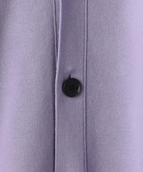 green label relaxing（グリーンレーベルリラクシング）の「クリアコットン スウェットライク Vネック カーディガン -ウォッシャブル-（カーディガン/ボレロ・メンズ・ライラック/ライム/ネイビー/ロイヤルブルー・L/M/XL/S）」の21枚目の写真