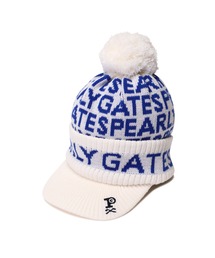 【使用一度のみ】パーリーゲイツ あったかもこもこ♡ニットキャップ PEARLY GATES｜パーリーゲイツのニットキャップ/ビーニー通販
