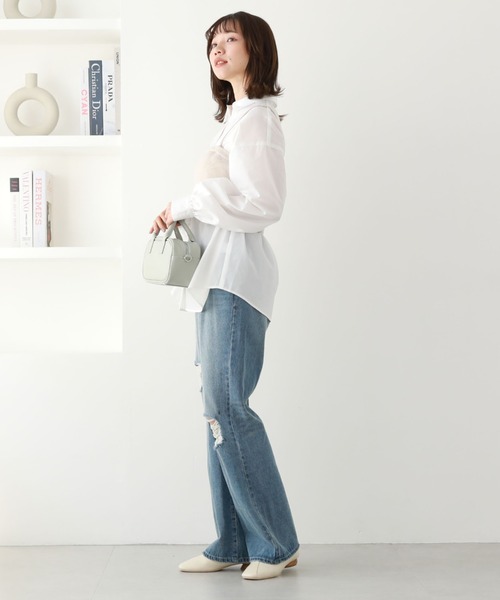 archives（アルシーヴ）の「ダメージデニム（デニムパンツ・レディース・ブルー/ブラック・MEDIUM/SMALL）」の15枚目の写真