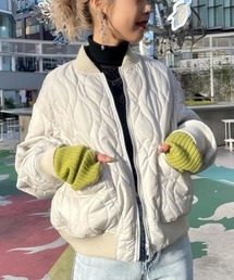 Ray BEAMS | LAVENHAM × Ray BEAMS / 別注 キルト ジャケット(ブルゾン)