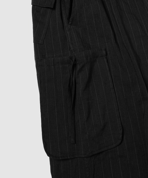 SASQUATCHfabrix.(サスクワァッチファブリックス)の「DRAWSTRING PK CARGO PANTS(カーゴパンツ・メンズ・ブラック/カーキ・M/L)」の5枚目の写真