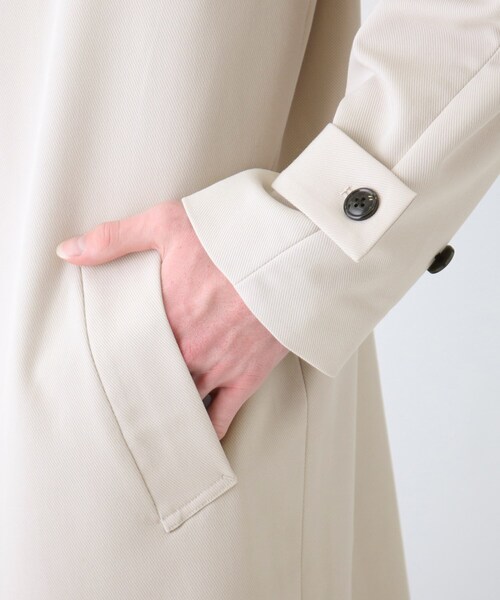 tk.TAKEO KIKUCHI（ティーケータケオキクチ）の「◆スタンドタイロッケンコート（モッズコート・メンズ・ブラック/ライトベージュ・01/02/03）」の9枚目の写真