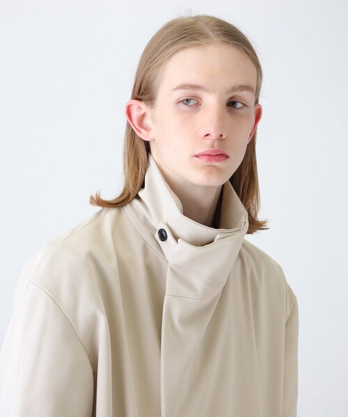 tk.TAKEO KIKUCHI（ティーケータケオキクチ）の「◆スタンドタイロッケンコート（モッズコート・メンズ・ブラック/ライトベージュ・01/02/03）」の17枚目の写真