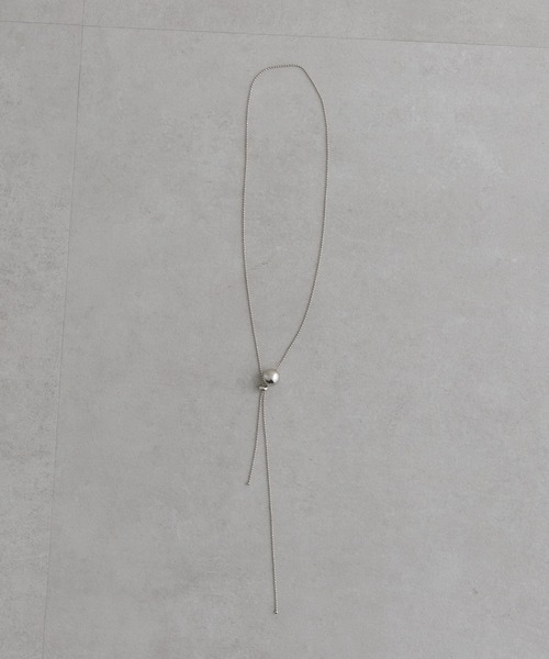 mystic（ミスティック）の「Lara ボールスライドネックレス（ネックレス・レディース・シルバー・ONE SIZE）」の9枚目の写真