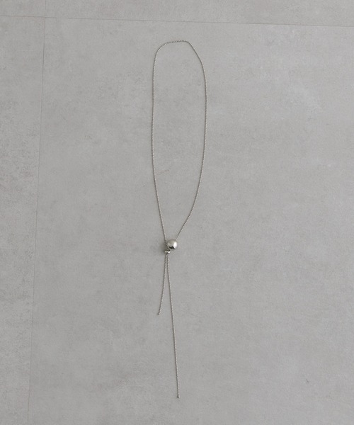 mystic（ミスティック）の「Lara ボールスライドネックレス（ネックレス・レディース・シルバー・ONE SIZE）」の11枚目の写真