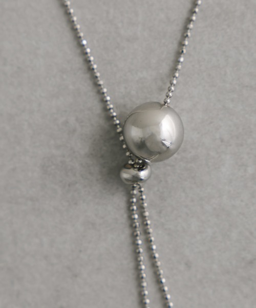 mystic（ミスティック）の「Lara ボールスライドネックレス（ネックレス・レディース・シルバー・ONE SIZE）」の13枚目の写真