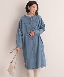 SHOO・LA・RUE | 【羽織としても活躍してくれる】デニムシャツ ロングワンピース(ワンピース)
