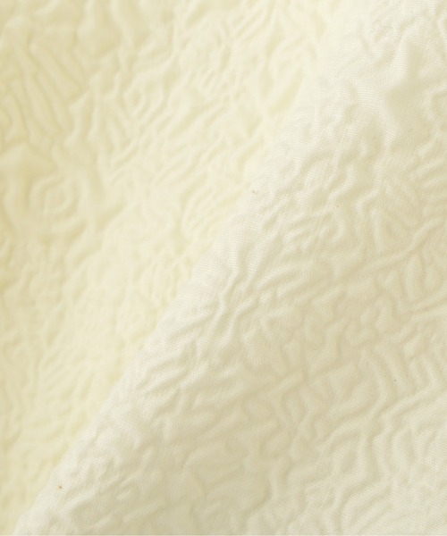 FREE'S MART（フリーズマート）の「◆バックコンシャスジャガードキャミペプラムブラウス（シャツ/ブラウス・レディース・ホワイト/ブラック・FREE）」の5枚目の写真