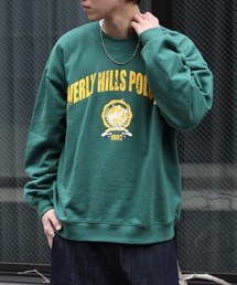 BEVERLY HILLS POLO CLUB | 【BEVERLY HILLS POLO CLUB】裏毛BIGスウェット　カレッジロゴ(スウェット)