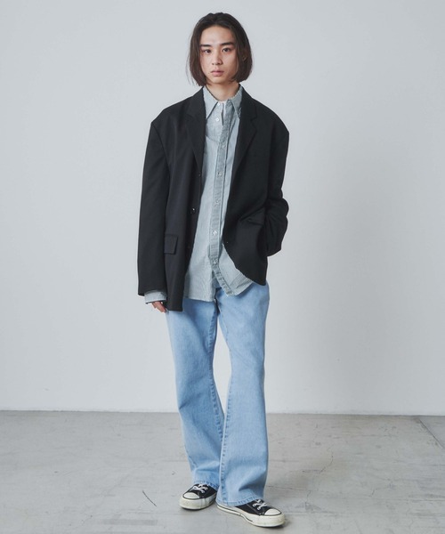 WEGO(ウィゴー)の「WEGO/【セットアップ対応】3Bテーラードジャケット(テーラードジャケット・メンズ・ブラック系その他/ブラック・MEDIUM/LARGE)」の5枚目の写真