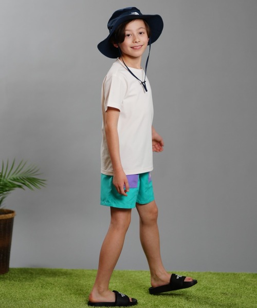 THE NORTH FACE（ザノースフェイス）の「THE NORTH FACE/ザ・ノース・フェイス キッズ UVケア ラッシュガード NTJ12342（ラッシュガード・キッズ・ネイビー/カーキ/アーミー/オフホワイト・100cm/110cm/120cm/130cm/140cm/150cm）」の14枚目の写真