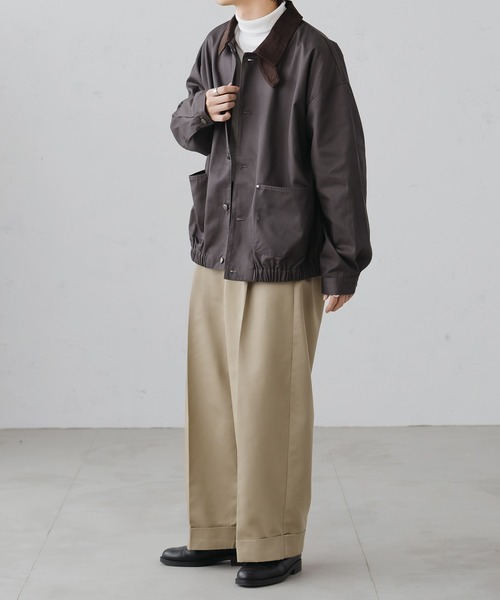 epnok（エプノック）の「2WAYスタンドカラーカバーオール（ブルゾン