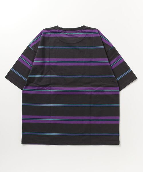 DOUBLE STEAL(ダブルスティール)の「DSボーダー Tシャツ(Tシャツ/カットソー・メンズ・オレンジ/ホワイト/ブラック/ネイビー・MEDIUM/LARGE/X-LARGE)」の17枚目の写真