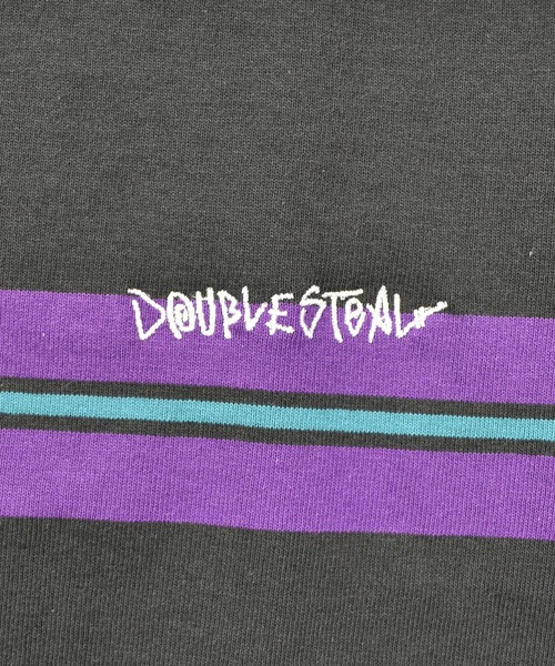 DOUBLE STEAL(ダブルスティール)の「DSボーダー Tシャツ(Tシャツ/カットソー・メンズ・オレンジ/ホワイト/ブラック/ネイビー・MEDIUM/LARGE/X-LARGE)」の6枚目の写真