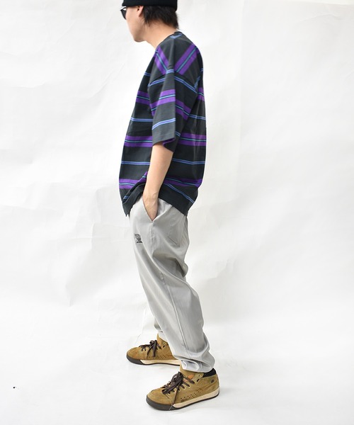 DOUBLE STEAL(ダブルスティール)の「DSボーダー Tシャツ(Tシャツ/カットソー・メンズ・オレンジ/ホワイト/ブラック/ネイビー・MEDIUM/LARGE/X-LARGE)」の11枚目の写真