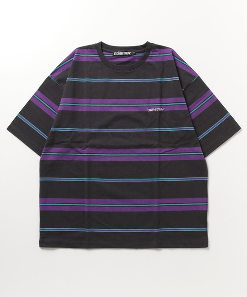 DOUBLE STEAL(ダブルスティール)の「DSボーダー Tシャツ(Tシャツ/カットソー・メンズ・オレンジ/ホワイト/ブラック/ネイビー・MEDIUM/LARGE/X-LARGE)」の18枚目の写真