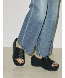 jouetie | レースアップステッチサボサンダル(サンダル)