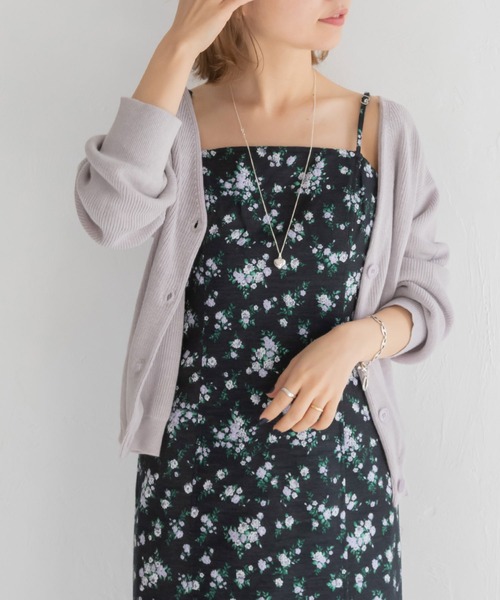 RANDA（ランダ）の「バックノットデザインカーデ（カーディガン/ボレロ・レディース・ホワイト/ベージュ/グレー・FREE）」の3枚目の写真