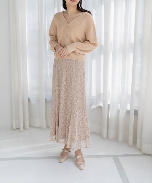 RANDA（ランダ）の「バックノットデザインカーデ（カーディガン/ボレロ・レディース・ホワイト/ベージュ/グレー・FREE）」の20枚目の写真