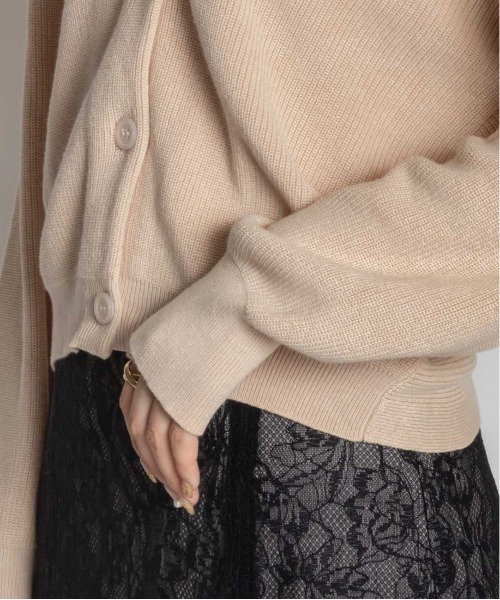 RANDA（ランダ）の「バックノットデザインカーデ（カーディガン/ボレロ・レディース・ホワイト/ベージュ/グレー・FREE）」の7枚目の写真