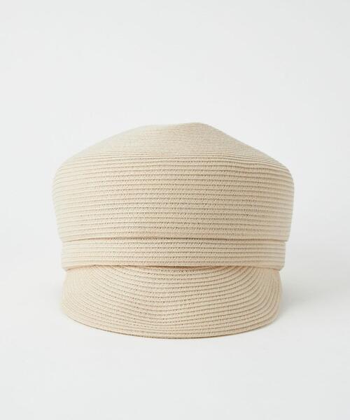 green label relaxing(グリーンレーベルリラクシング)の「CFC ブレードマリンキャスケット(キャスケット・レディース・オフホワイト/ブラック・FREE)」の4枚目の写真