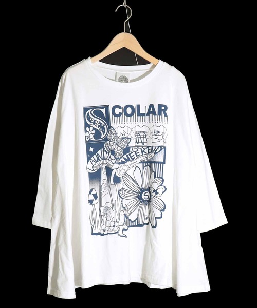 ScoLar（スカラー）の「131657：ニットメッシュ編みベスト×スカラーランドリー柄Tシャツセットアップ（その他トップス・レディース・ブラック/ピンク/グリーン・M）」の17枚目の写真