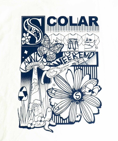 ScoLar（スカラー）の「131657：ニットメッシュ編みベスト×スカラーランドリー柄Tシャツセットアップ（その他トップス・レディース・ブラック/ピンク/グリーン・M）」の18枚目の写真