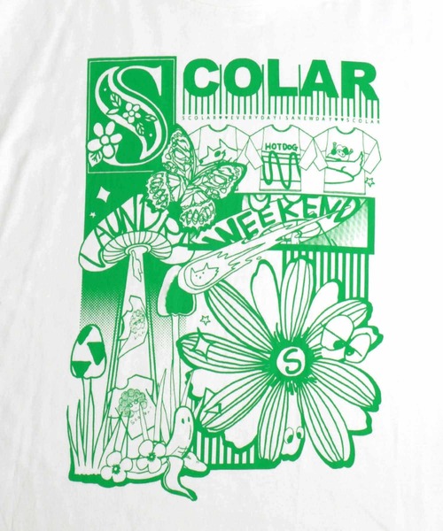 ScoLar（スカラー）の「131657：ニットメッシュ編みベスト×スカラーランドリー柄Tシャツセットアップ（その他トップス・レディース・ブラック/ピンク/グリーン・M）」の21枚目の写真