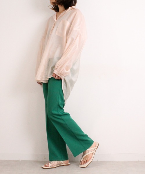 Fabby fabby(ファビィーファビィー)の「メッシュトングフラットサンダル(サンダル・レディース・ブラック/オフホワイト・LARGE/MEDIUM/SMALL)」の19枚目の写真