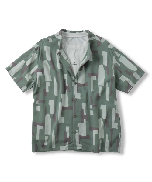 MPS(エムピーエス)の「【MPS】接触冷感柄シャツレイヤード(シャツ/ブラウス・キッズ・ブラック/カーキブラウン・105/150/130/120/140/160)」の5枚目の写真