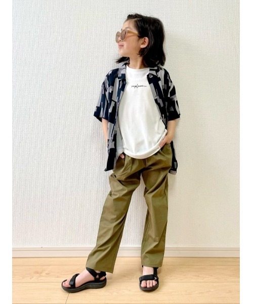 MPS(エムピーエス)の「【MPS】接触冷感柄シャツレイヤード(シャツ/ブラウス・キッズ・ブラック/カーキブラウン・105/150/130/120/140/160)」の18枚目の写真