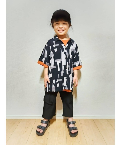 MPS(エムピーエス)の「【MPS】接触冷感柄シャツレイヤード(シャツ/ブラウス・キッズ・ブラック/カーキブラウン・105/150/130/120/140/160)」の21枚目の写真