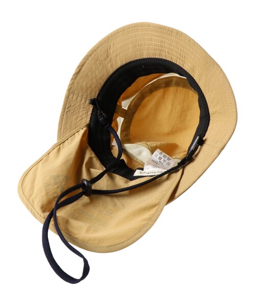 BRANSHES（ブランシェス）の「日よけ付きアウトドアハット（ハット・キッズ・カーキオリーブ/ベージュ/ピンク・54cm/50cm/52cm/56cm）」の6枚目の写真