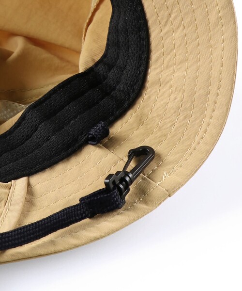 BRANSHES（ブランシェス）の「日よけ付きアウトドアハット（ハット・キッズ・カーキオリーブ/ベージュ/ピンク・54cm/50cm/52cm/56cm）」の7枚目の写真