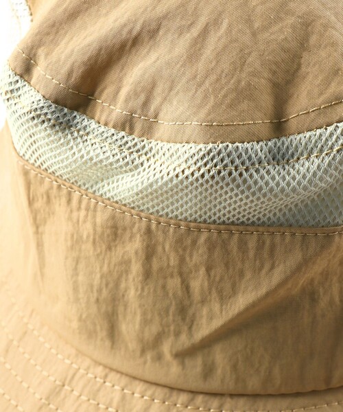 BRANSHES（ブランシェス）の「日よけ付きアウトドアハット（ハット・キッズ・カーキオリーブ/ベージュ/ピンク・54cm/50cm/52cm/56cm）」の9枚目の写真