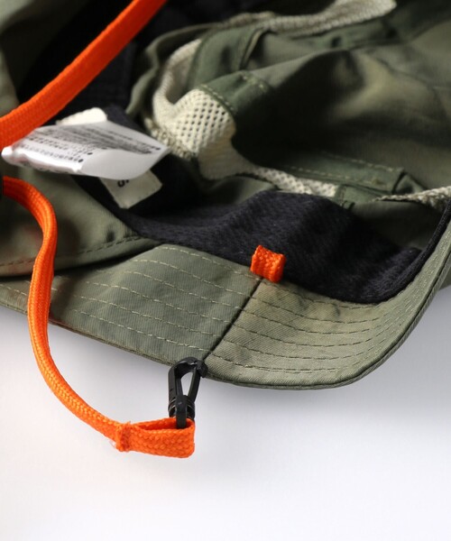 BRANSHES（ブランシェス）の「日よけ付きアウトドアハット（ハット・キッズ・カーキオリーブ/ベージュ/ピンク・54cm/50cm/52cm/56cm）」の14枚目の写真