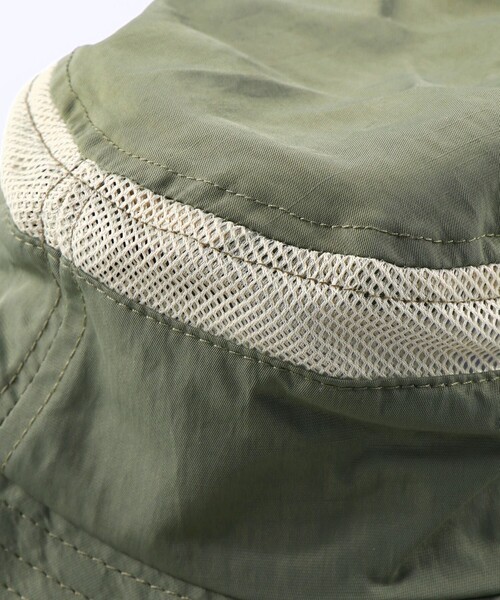 BRANSHES（ブランシェス）の「日よけ付きアウトドアハット（ハット・キッズ・カーキオリーブ/ベージュ/ピンク・54cm/50cm/52cm/56cm）」の16枚目の写真