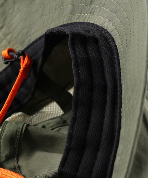 BRANSHES（ブランシェス）の「日よけ付きアウトドアハット（ハット・キッズ・カーキオリーブ/ベージュ/ピンク・54cm/50cm/52cm/56cm）」の17枚目の写真