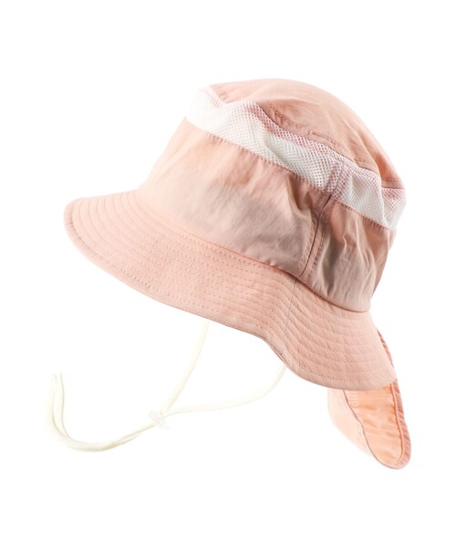 BRANSHES（ブランシェス）の「日よけ付きアウトドアハット（ハット・キッズ・カーキオリーブ/ベージュ/ピンク・54cm/50cm/52cm/56cm）」の18枚目の写真