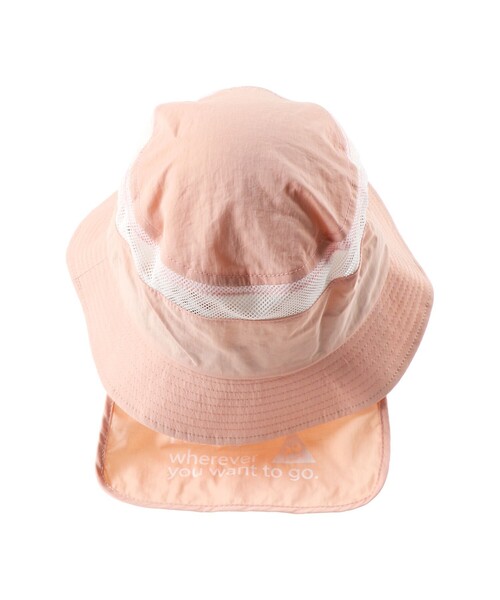 BRANSHES（ブランシェス）の「日よけ付きアウトドアハット（ハット・キッズ・カーキオリーブ/ベージュ/ピンク・54cm/50cm/52cm/56cm）」の19枚目の写真