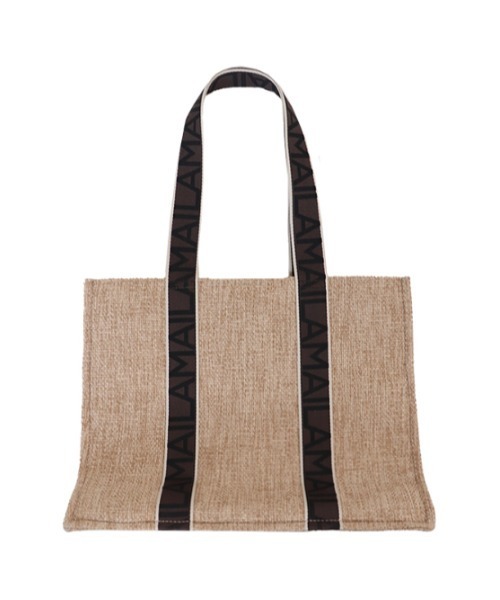AMAIL(アマイル)の「AM logo box bag(トートバッグ・レディース・ホワイト/ベージュ・FREE)」の7枚目の写真
